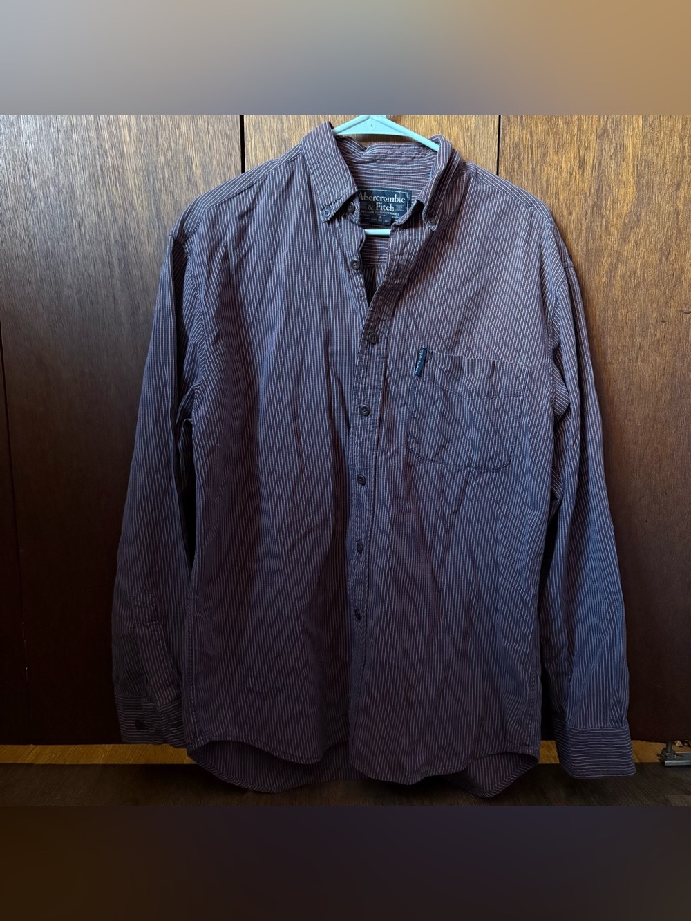 Vintage Abercrombie & Fitch 100% Cotton Plaid Button-up Shirt size S